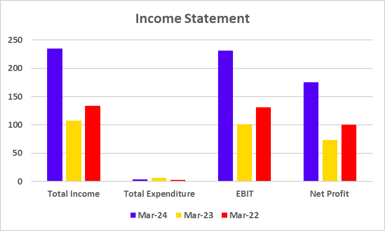 Income Statement of Elcid Investments