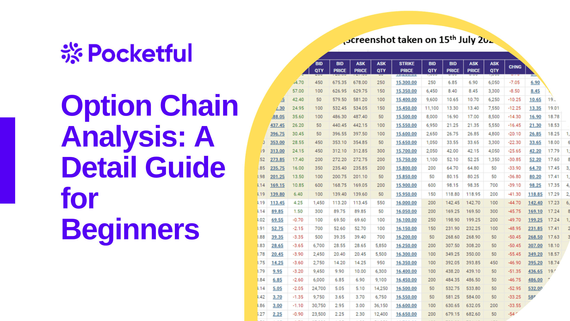 Option Chain Analysis A Detail Guide for Beginners Pocketful blog